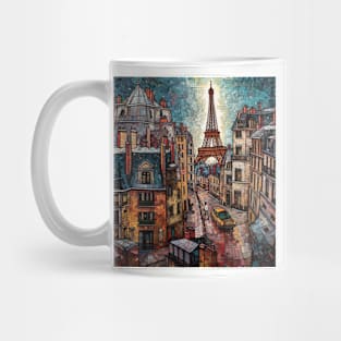 Iconic Paris Art Brut Style Mug